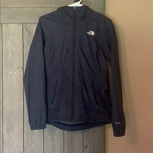 North face women’s rain jacket with hood sz Small